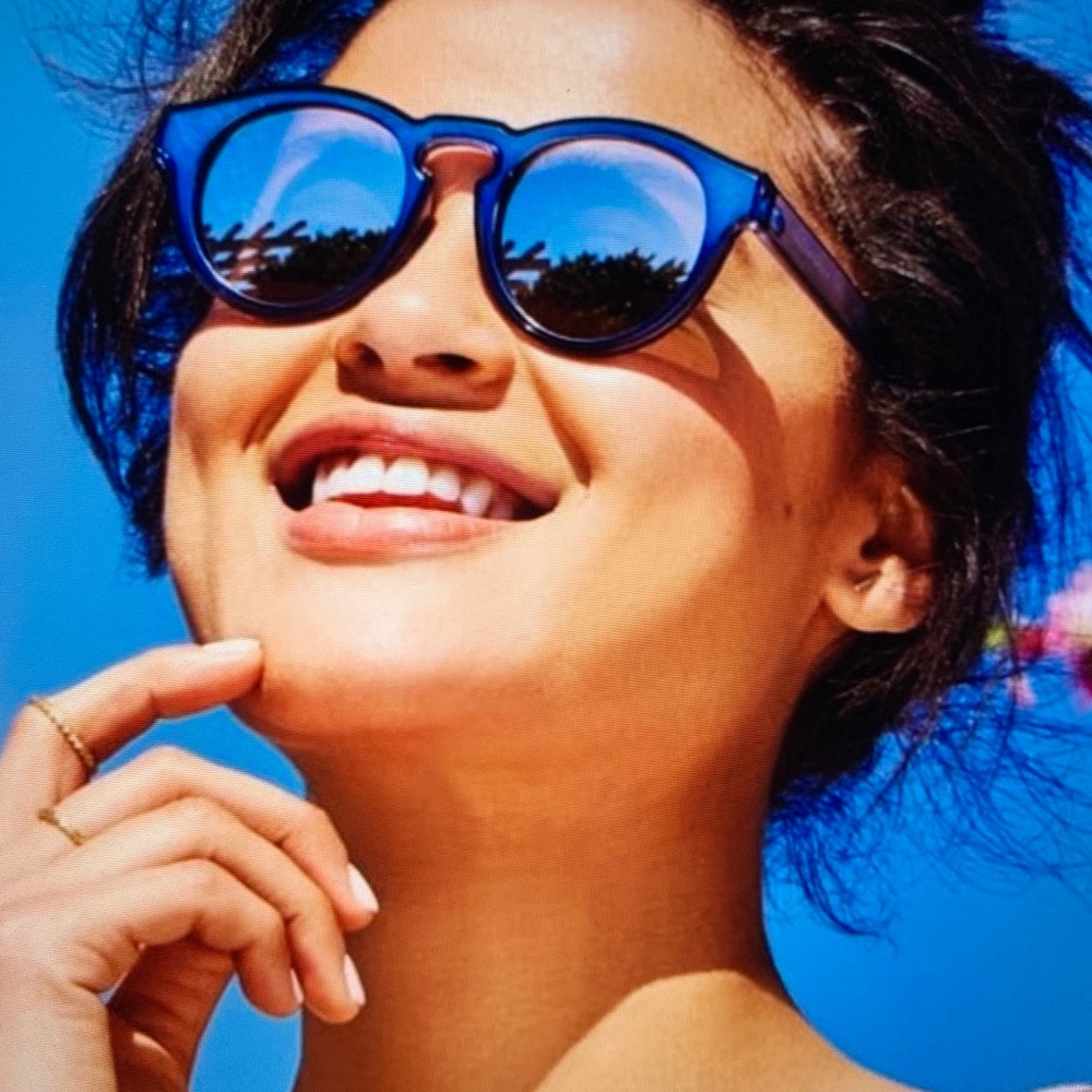 NEW Seafolly Bronte Sunglasses in Blue Stone